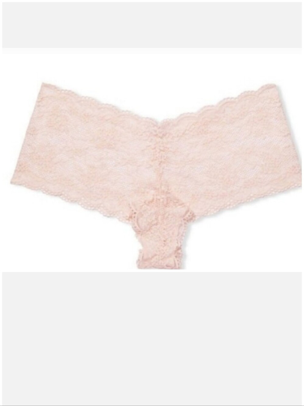 Victoria's secret very sexy love cloud lace shortie panty PINK FIZZ XLARGE